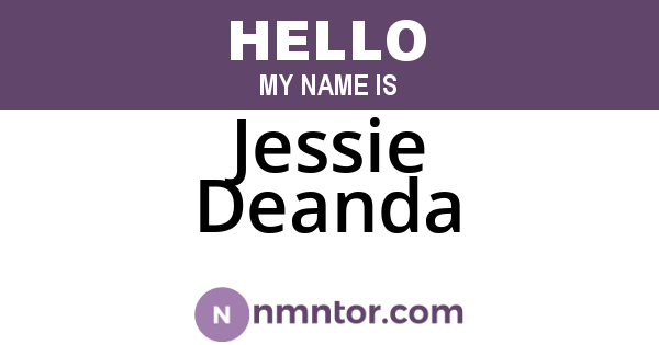 Jessie Deanda