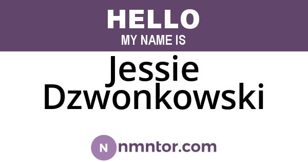 Jessie Dzwonkowski
