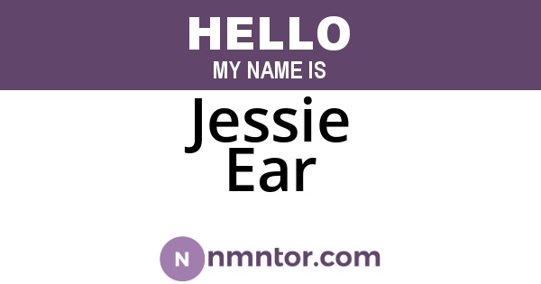 Jessie Ear