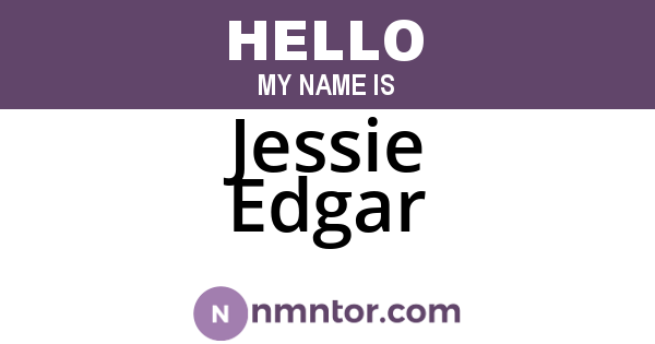 Jessie Edgar