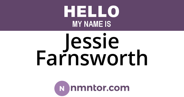 Jessie Farnsworth