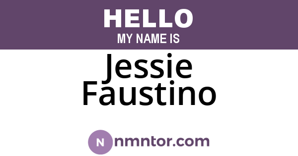 Jessie Faustino