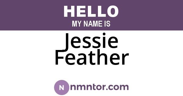 Jessie Feather