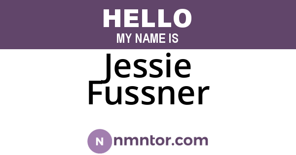 Jessie Fussner