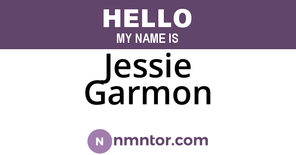 Jessie Garmon