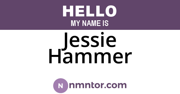 Jessie Hammer