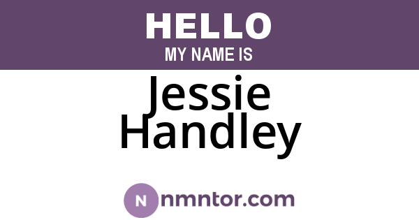 Jessie Handley