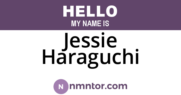 Jessie Haraguchi