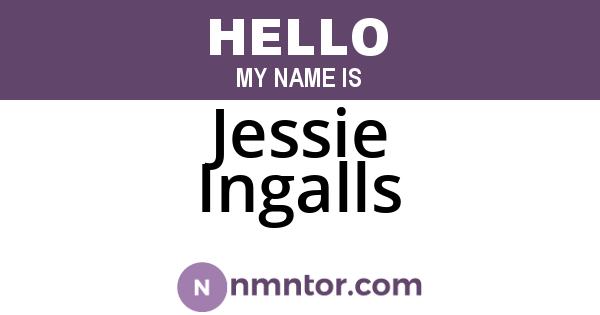 Jessie Ingalls