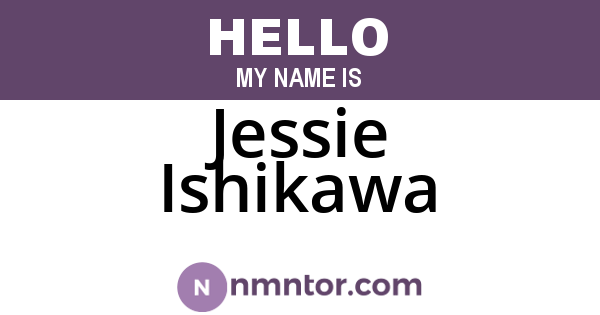 Jessie Ishikawa