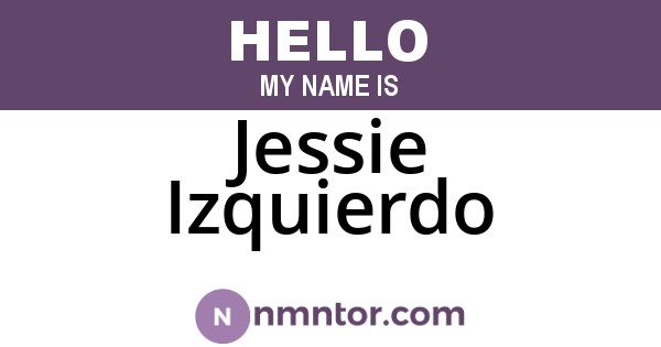 Jessie Izquierdo