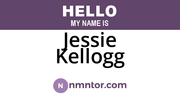 Jessie Kellogg