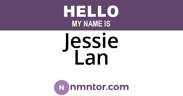 Jessie Lan