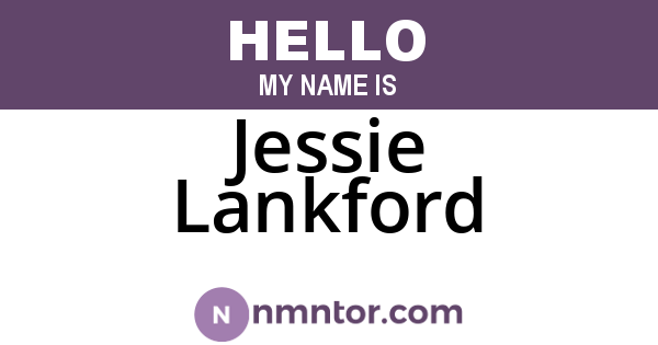 Jessie Lankford