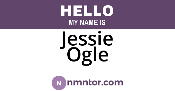 Jessie Ogle