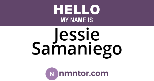 Jessie Samaniego