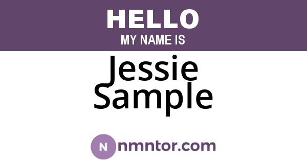 Jessie Sample