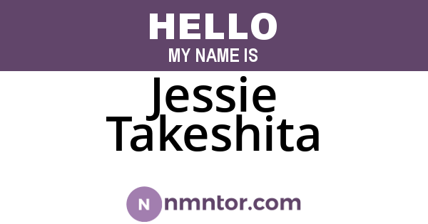 Jessie Takeshita