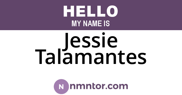 Jessie Talamantes