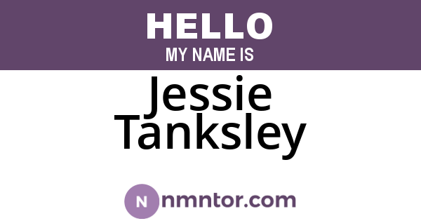 Jessie Tanksley