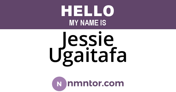 Jessie Ugaitafa