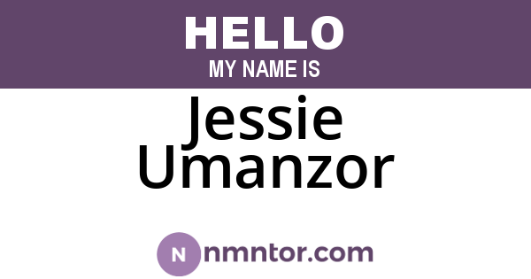 Jessie Umanzor