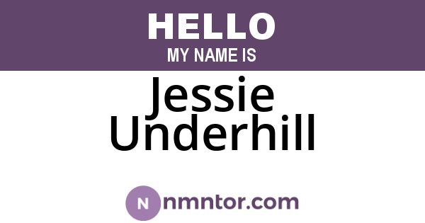 Jessie Underhill