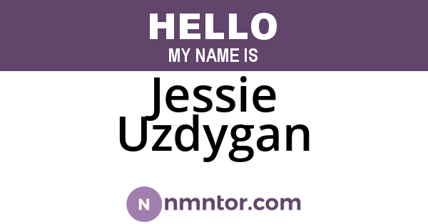 Jessie Uzdygan
