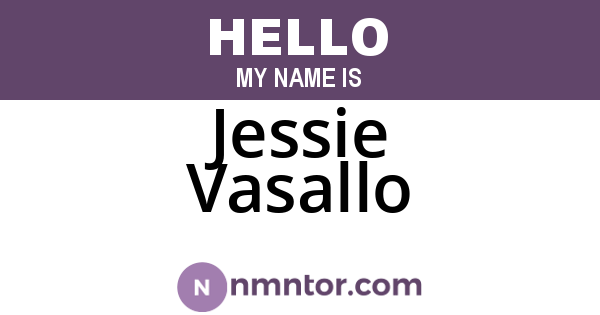 Jessie Vasallo