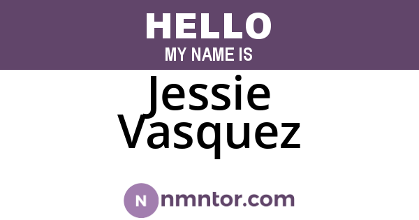 Jessie Vasquez