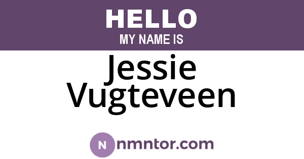 Jessie Vugteveen
