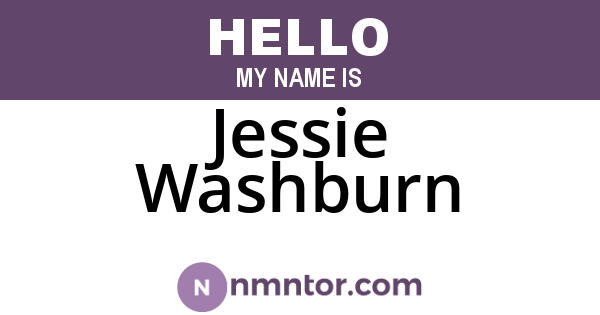 Jessie Washburn