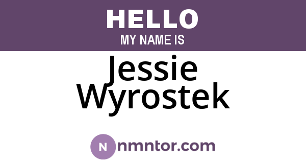 Jessie Wyrostek