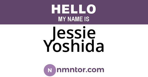 Jessie Yoshida