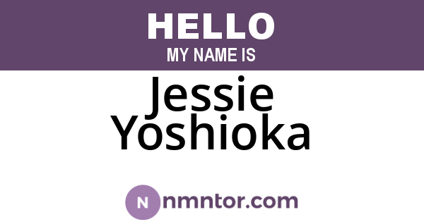 Jessie Yoshioka