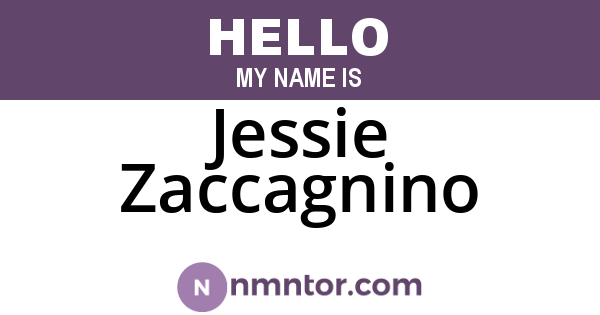 Jessie Zaccagnino