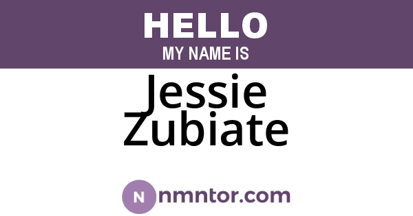 Jessie Zubiate