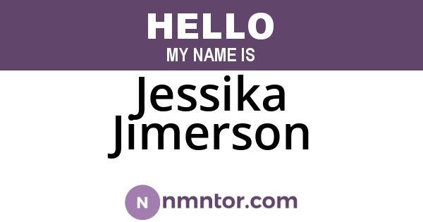 Jessika Jimerson