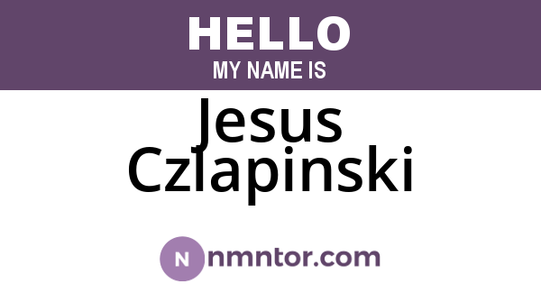Jesus Czlapinski