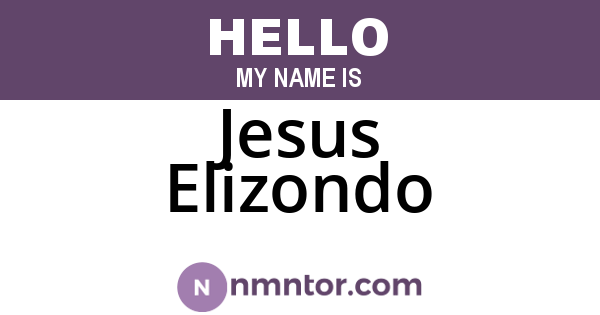 Jesus Elizondo