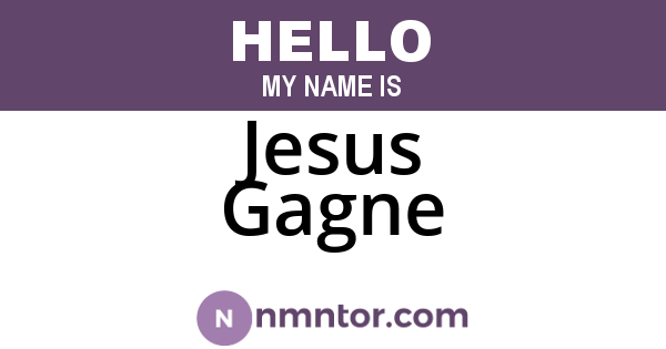 Jesus Gagne