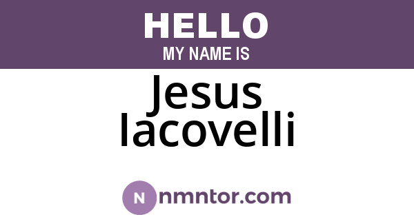 Jesus Iacovelli