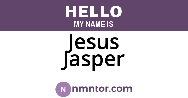 Jesus Jasper