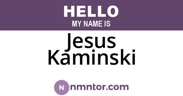 Jesus Kaminski