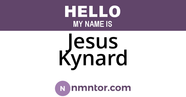Jesus Kynard