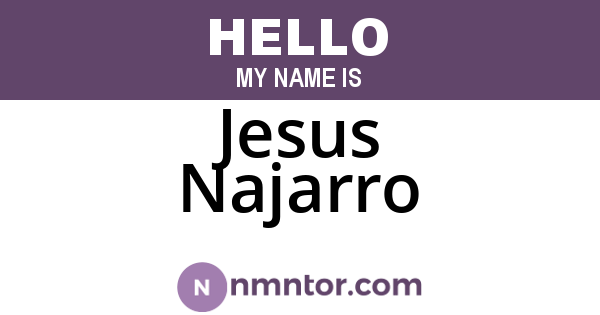 Jesus Najarro