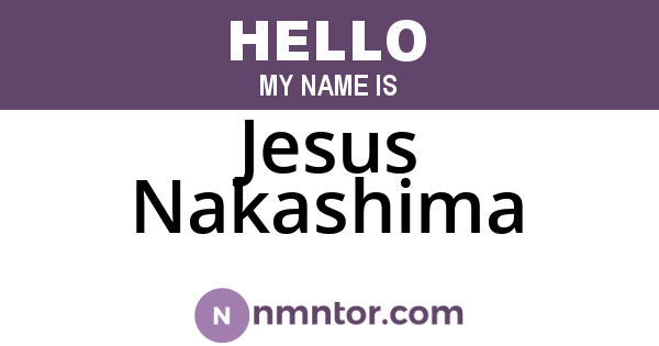 Jesus Nakashima