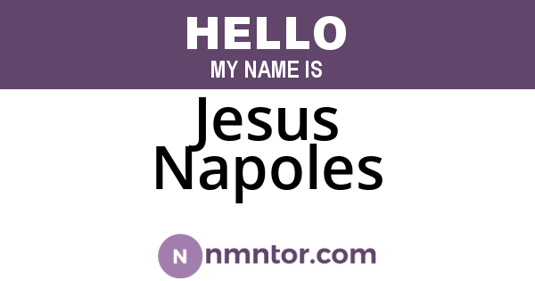 Jesus Napoles