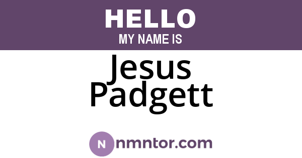 Jesus Padgett