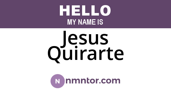Jesus Quirarte